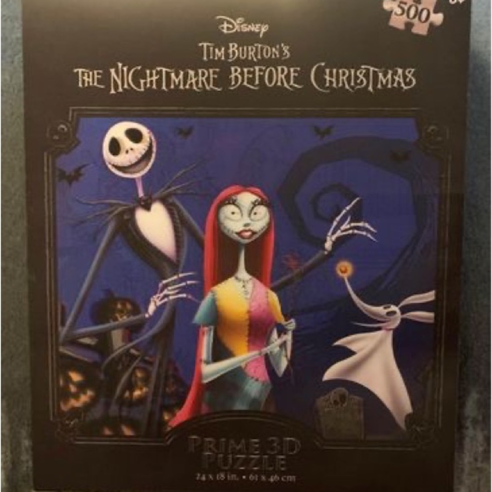 The Nightmare Before Christmas 3D Puzzle 500 Pieces